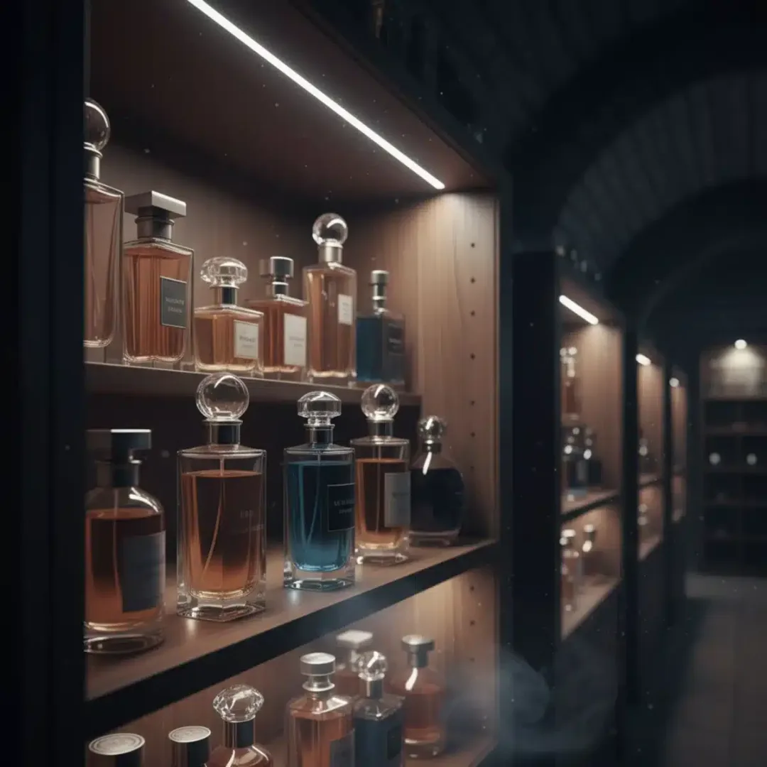 Almacenamiento adecuado de perfumes en un lugar fresco y oscuro