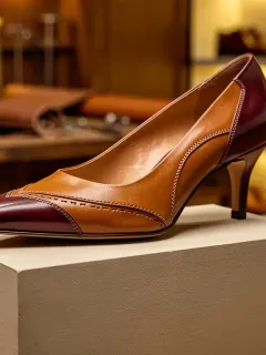 Diseño moderno y elegante de calzado español, mostrando la calidad y la innovación del sector en España.
