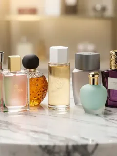 Los 10 perfumes más vendidos en España en el primer trimestre de 2026, destacando su diversidad y lujo.