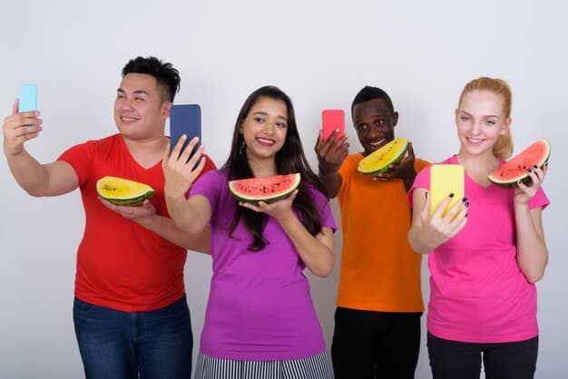 A collage showing different micro-influencers on TikTok specializing in various niches: a gamer, a vegan chef, a sustainable fashion advocate. Each influencer is shown creating content related to their niche.