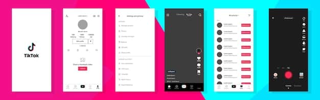 A close-up of the TikTok app interface, highlighting the 
