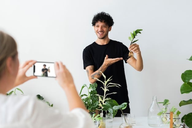 A split image showing two trending TikTok niches: on one side, a person demonstrating a sustainable living practice, and on the other, a creator sharing a mental health tip.