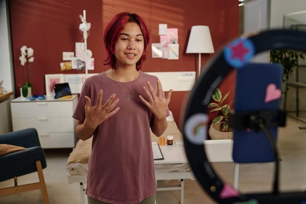 A split-screen showing a TikTok creator on one side and a fan reacting and responding to their video on the other side. The creator is smiling and engaging with the fan’s response, showcasing a direct interaction between them. The text overlay reads 