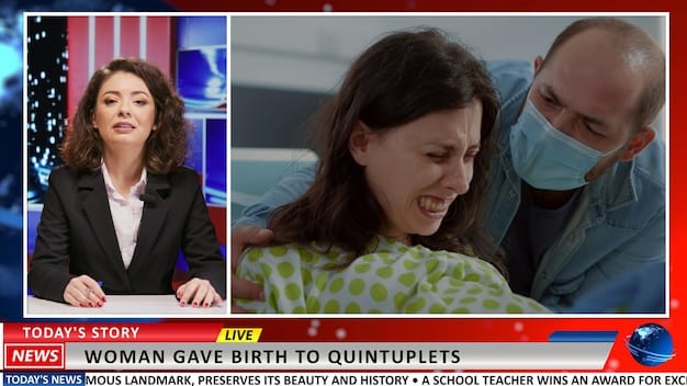 A split image with one side displaying a news headline announcing the actress's rumored pregnancy and the other side displaying her recent social media post where she doesn't mention anything about a pregnancy.
