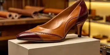 Diseño moderno y elegante de calzado español, mostrando la calidad y la innovación del sector en España.