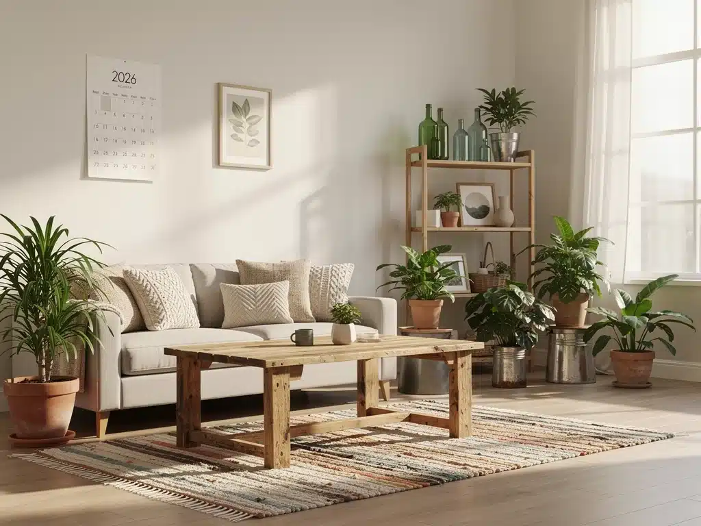 Decoración sostenible para tu hogar: 8 ideas ecológicas con un presupuesto de menos de 100€ en 2026